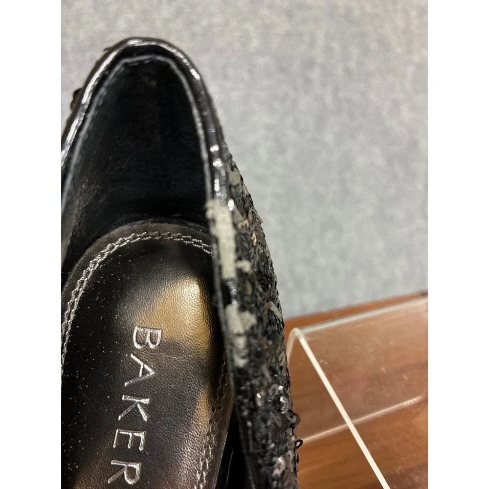 Bakers black sequin